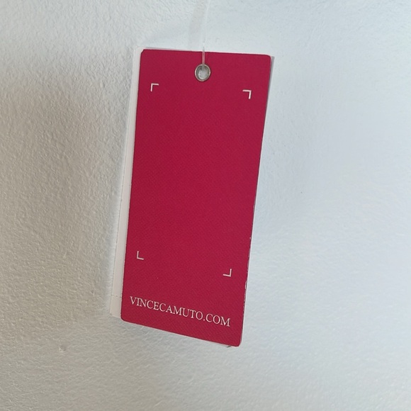 NWT Vince Camuto Faux Leather M Zip Moto Jacket Black Silver Snaps Pockets - Picture 7 of 9